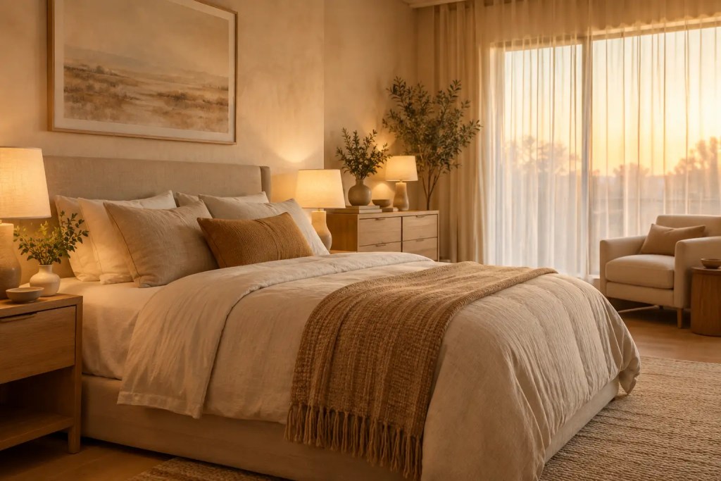 One Tap Goodnight Scene, Every Room at Ease